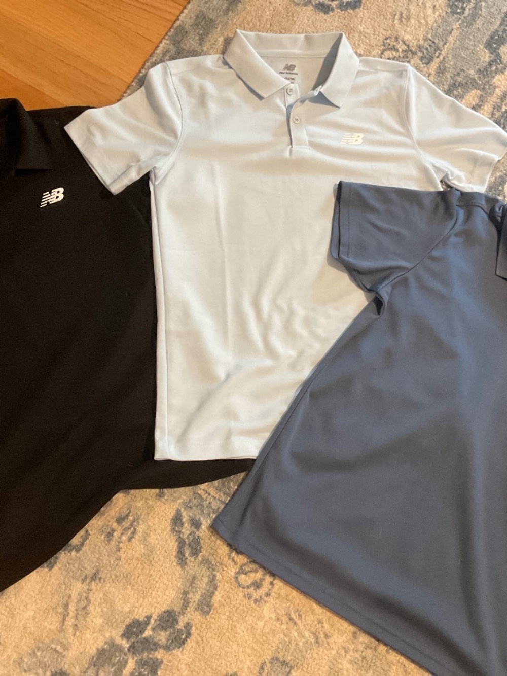 Boys New Balance/Adidas Polo Shirts Size Large 14/16
